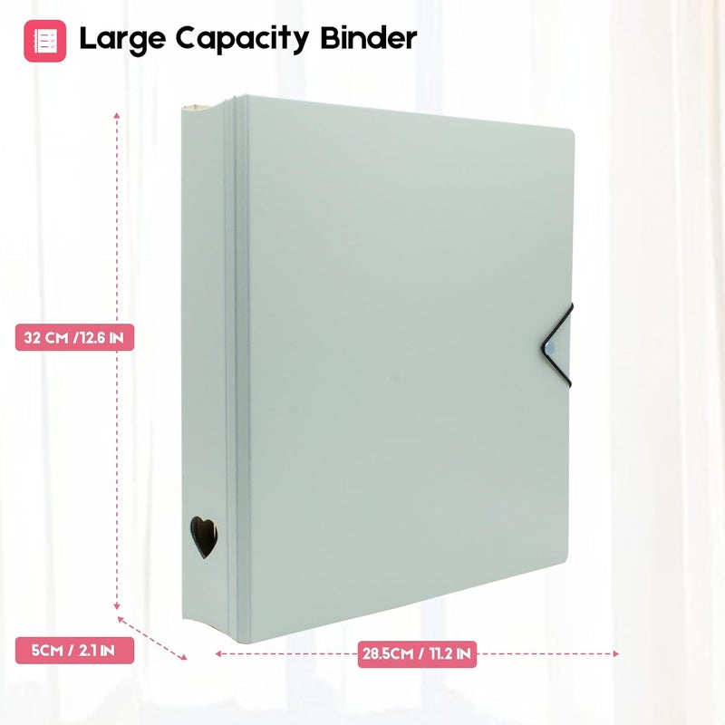 Tugle A4 Kpop Photocard Binder with 25 Pages 9 Pocket, 2x3 inch Kpop Photocard Holder Book, Photo Album for Fujifilm Instax Mini Camera Polaroid Printer Photo Film (Mint) - Image 2